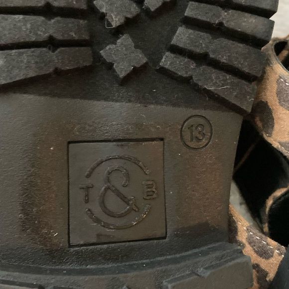 Treasure & Bond Gabrielle Leopard Sandals Size 13 NWT - Picture 8 of 9